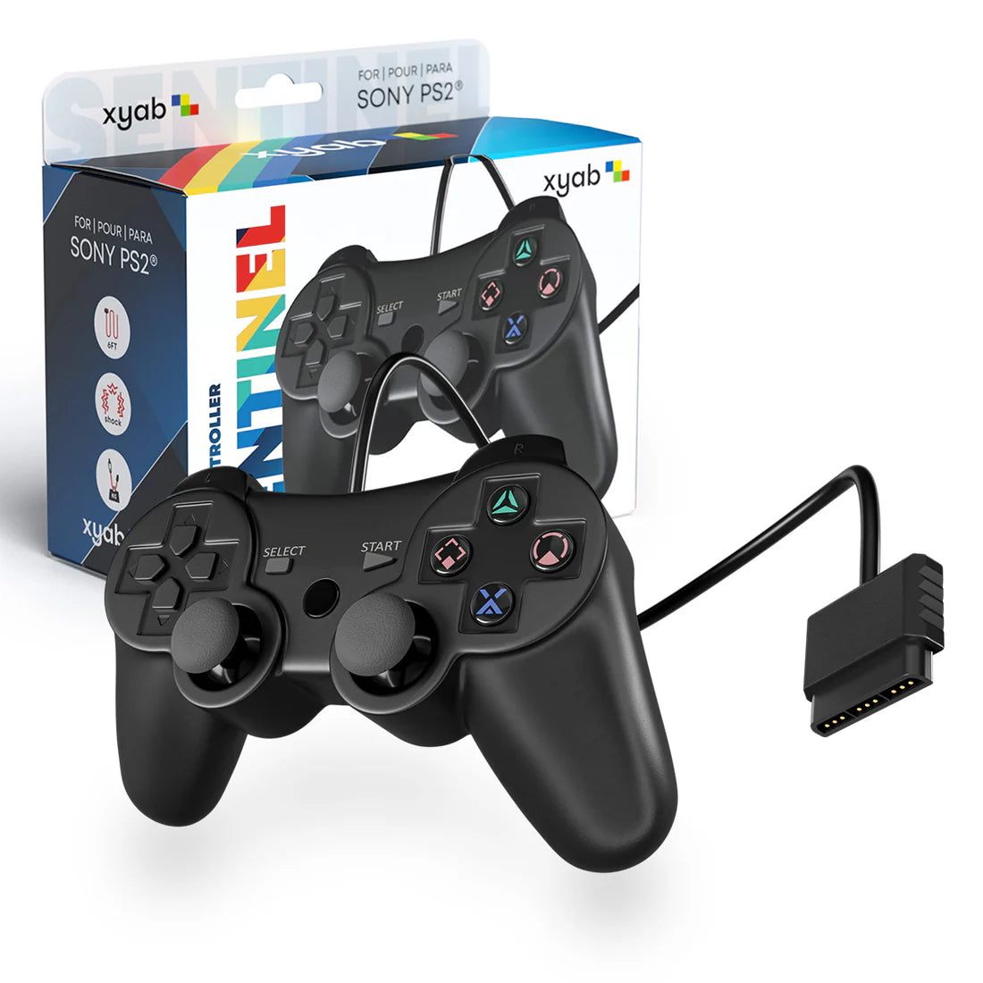 XYAB Sentinel Wired Controller - PS2