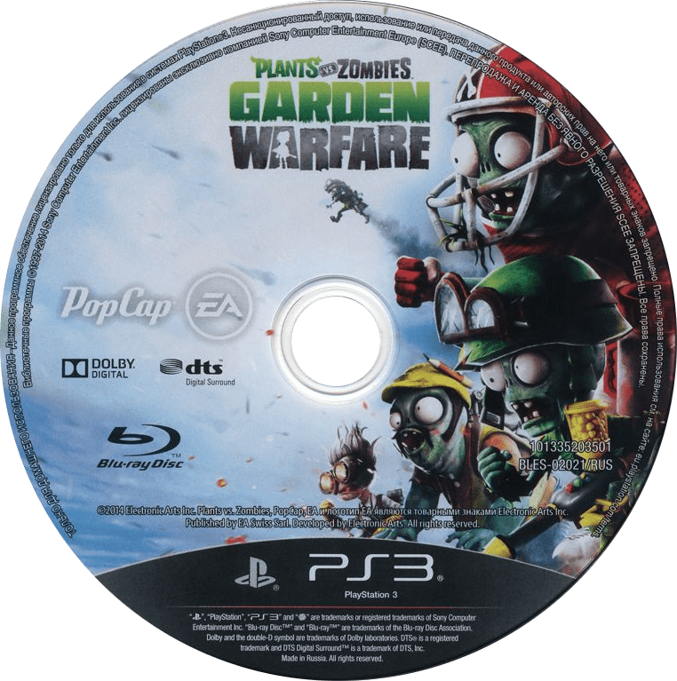 Plants vs Zombies: Garden Warfare - PS3