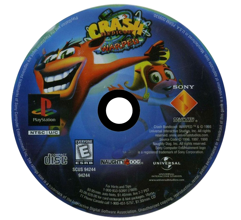 Crash Bandicoot: Warped - PS1