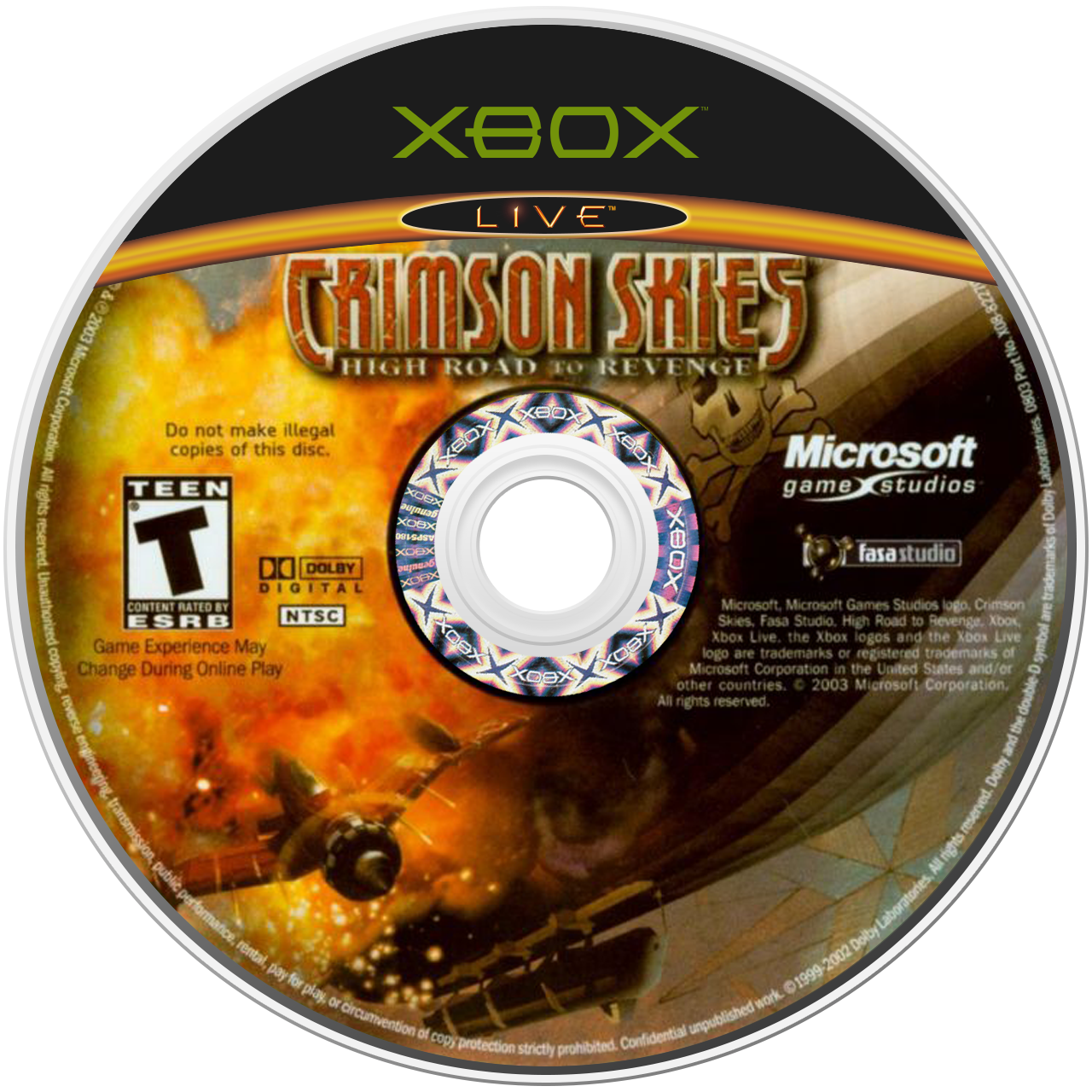 Crimson Skies: High Road to Revenge - Original Xbox