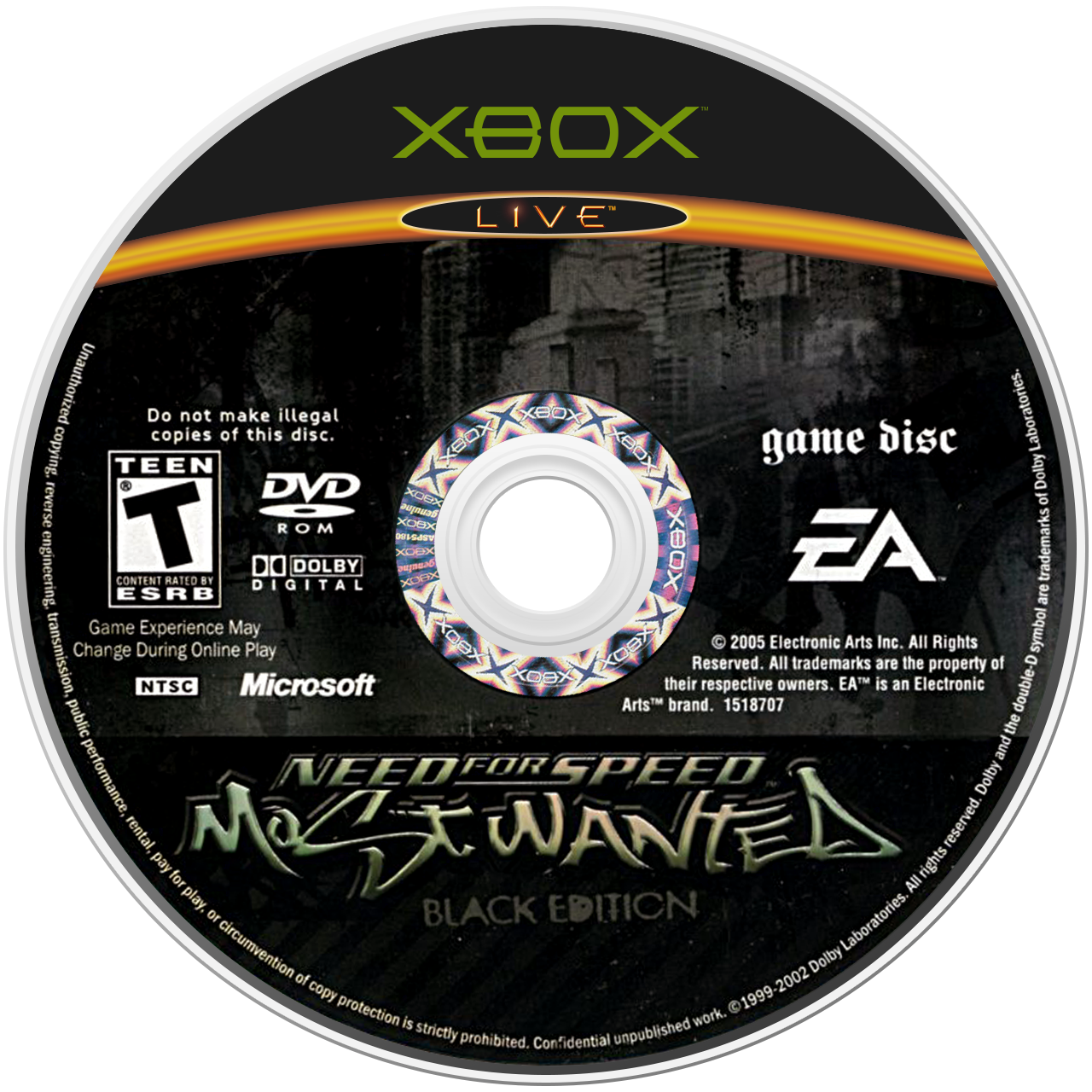 Need for Speed: Most Wanted (Black Edition) - Original Xbox