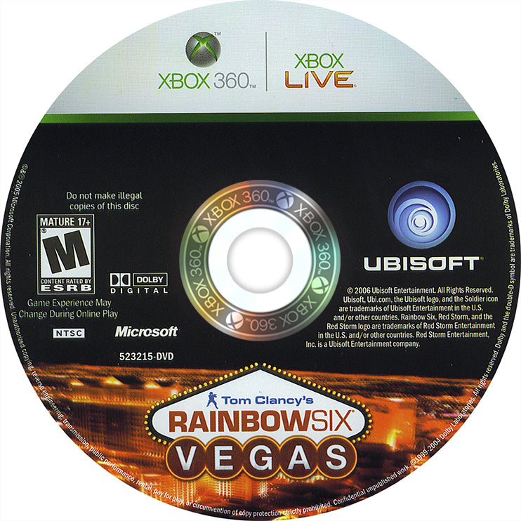 Tom Clancy's Rainbow Six: Vegas - Xbox 360