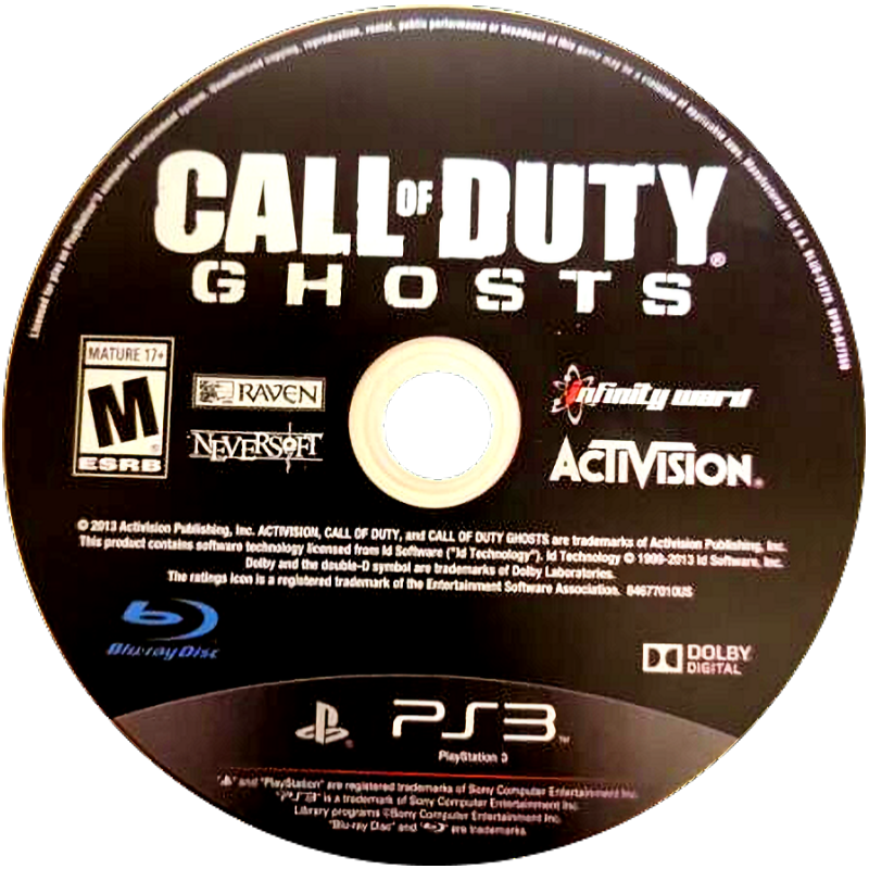 Call of Duty GHOSTS - PS3