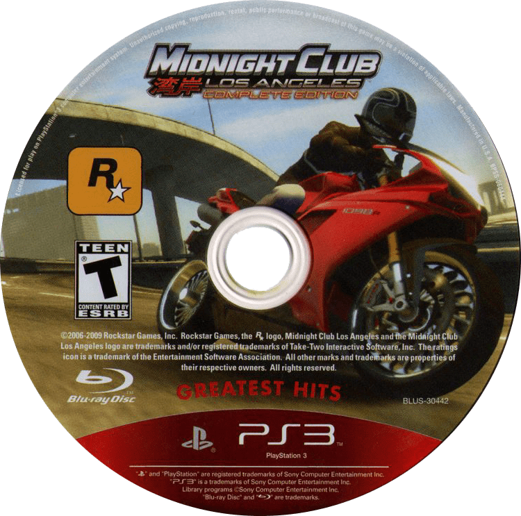 Midnight Club Los Angeles Complete Edition (Greatest Hits) - PS3