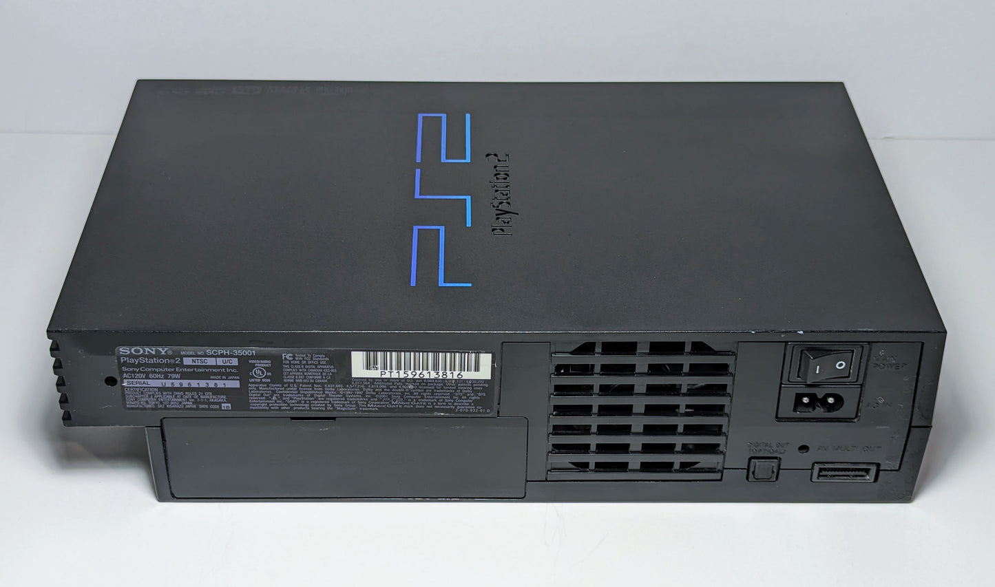 PlayStation 2 Fat w/ XYAB Sentinel Controller & 128MB Memory Card Bundle - Black