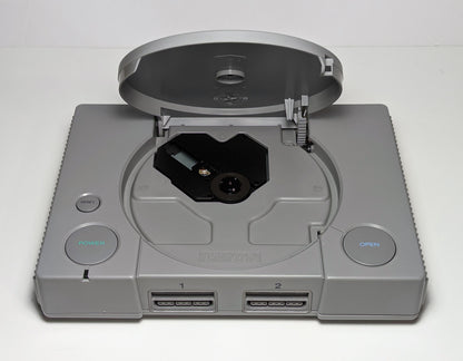 PlayStation 1 SCPH-1001/5501 Console *UPGRADED LASER* w/ OEM Controller Bundle - Grey
