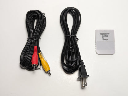 PlayStation 1 SCPH-1001/5501 Console *UPGRADED LASER* w/ OEM Controller Bundle - Grey