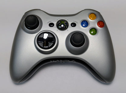 Xbox 360 Wireless Controller - New Silver OEM Shell, Transforming D-Pad