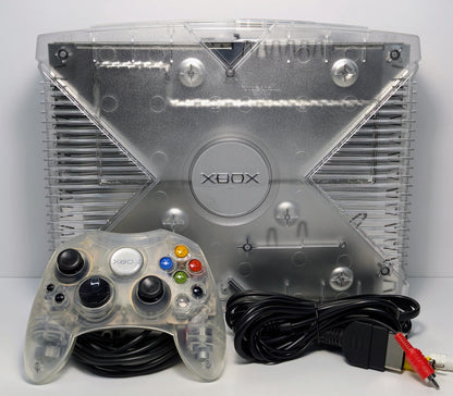 Original Xbox Crystal Limited Edition Console w/ OEM Controller - Clear