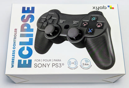 PlayStation 3 Slim Console w/ New XYAB Eclipse Controller - Black