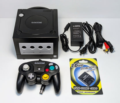 Nintendo GameCube Console Bundle w/ OEM Controller & 16MB Memory Card - Pick Color