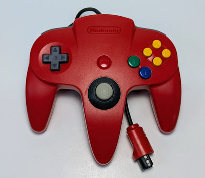 OEM Nintendo 64 Controller w/ New Analog Stick - Pick Color