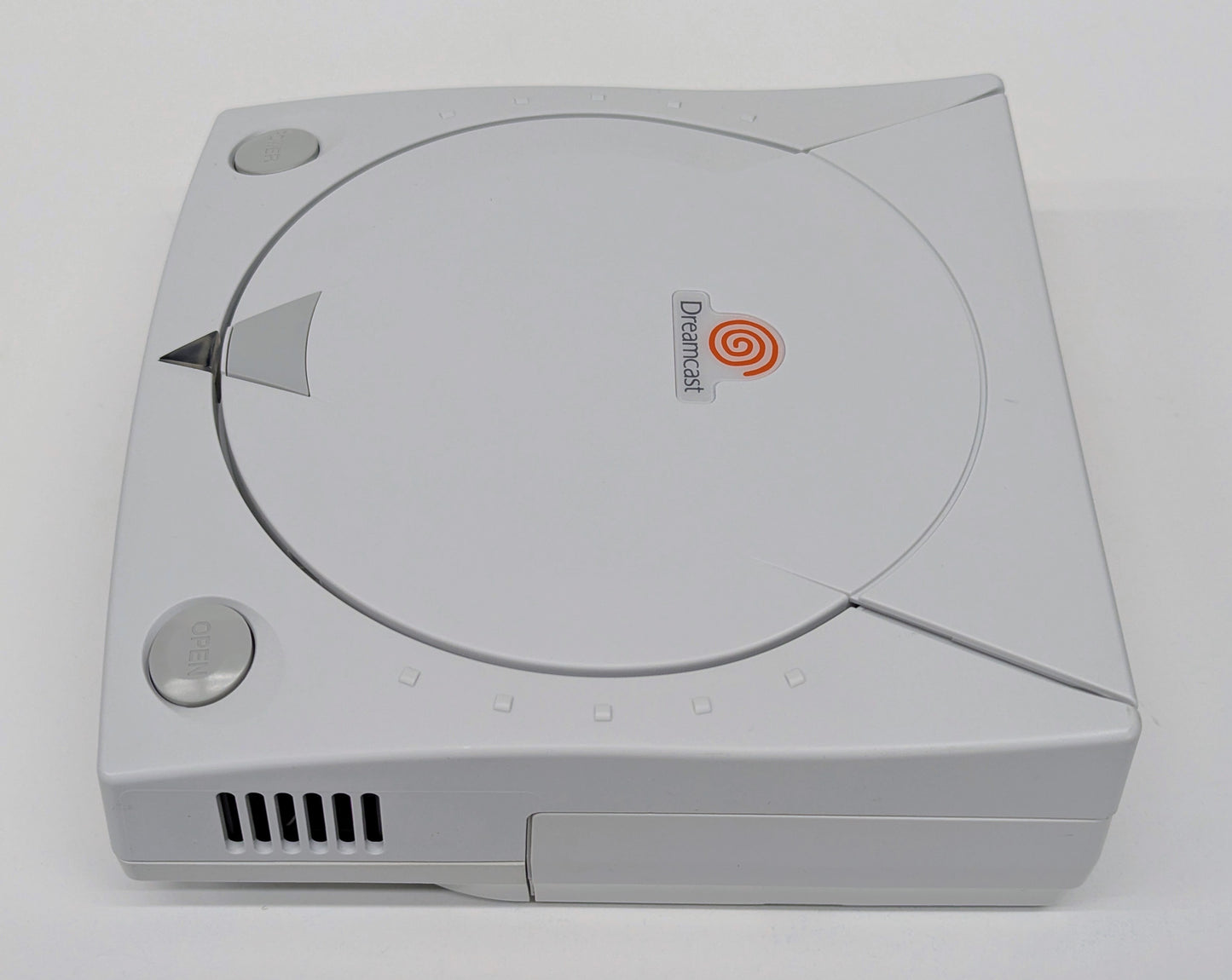 Console SEGA Dreamcast avec manette et lien HDMI blanc, entièrement reconditionnée et testée