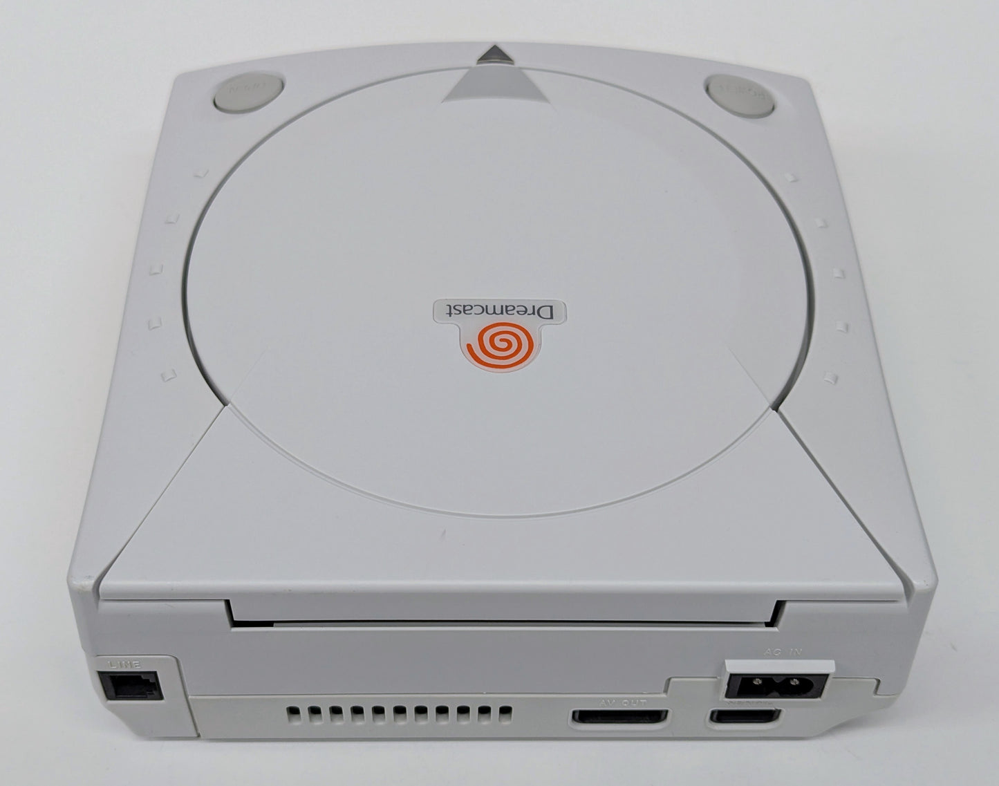 Console SEGA Dreamcast avec manette et lien HDMI blanc, entièrement reconditionnée et testée