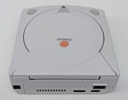 Console SEGA Dreamcast avec manette et lien HDMI blanc, entièrement reconditionnée et testée