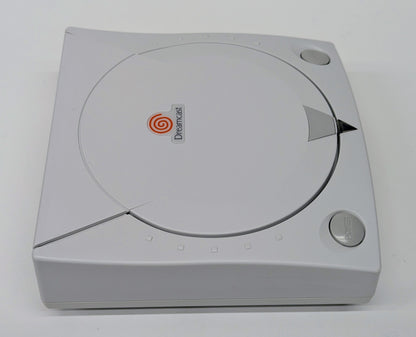 Console SEGA Dreamcast avec manette et lien HDMI blanc, entièrement reconditionnée et testée
