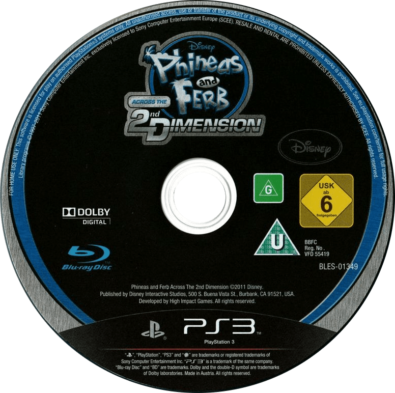 Phineas and Ferb: Across the 2nd Dimension - PS3