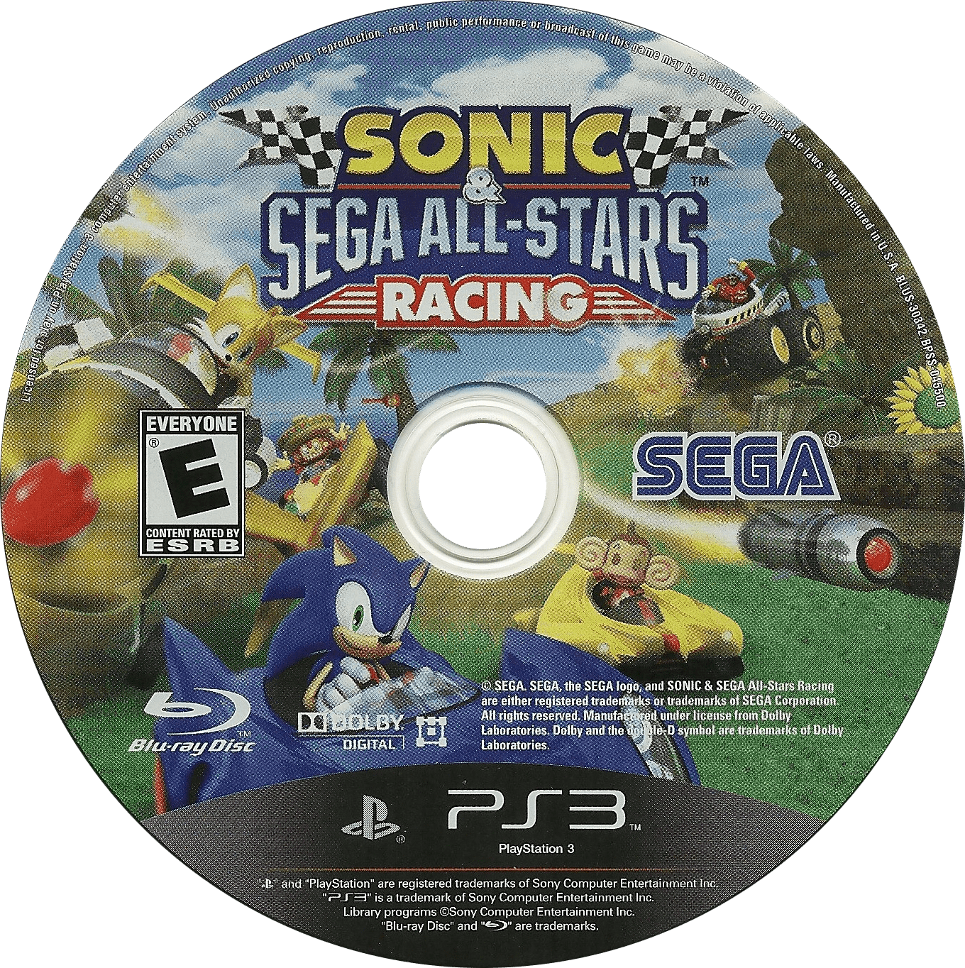 Sonic & SEGA All-Stars Racing - PS3