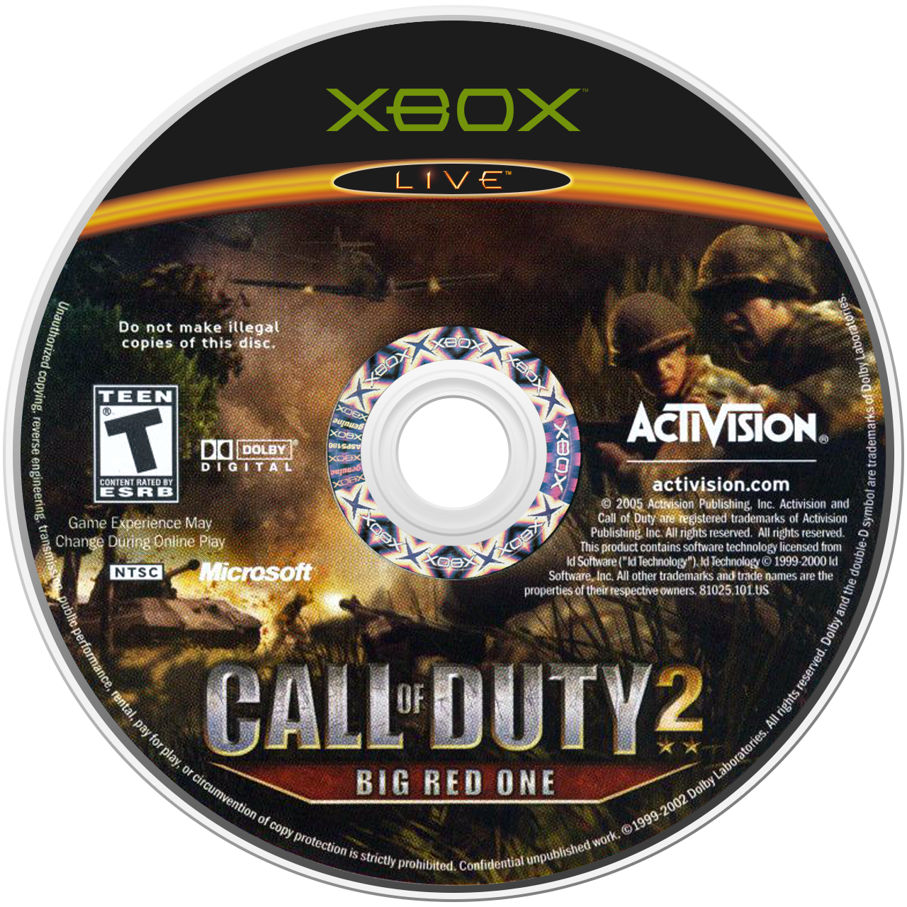 Call of Duty 2: Big Red One - Original Xbox