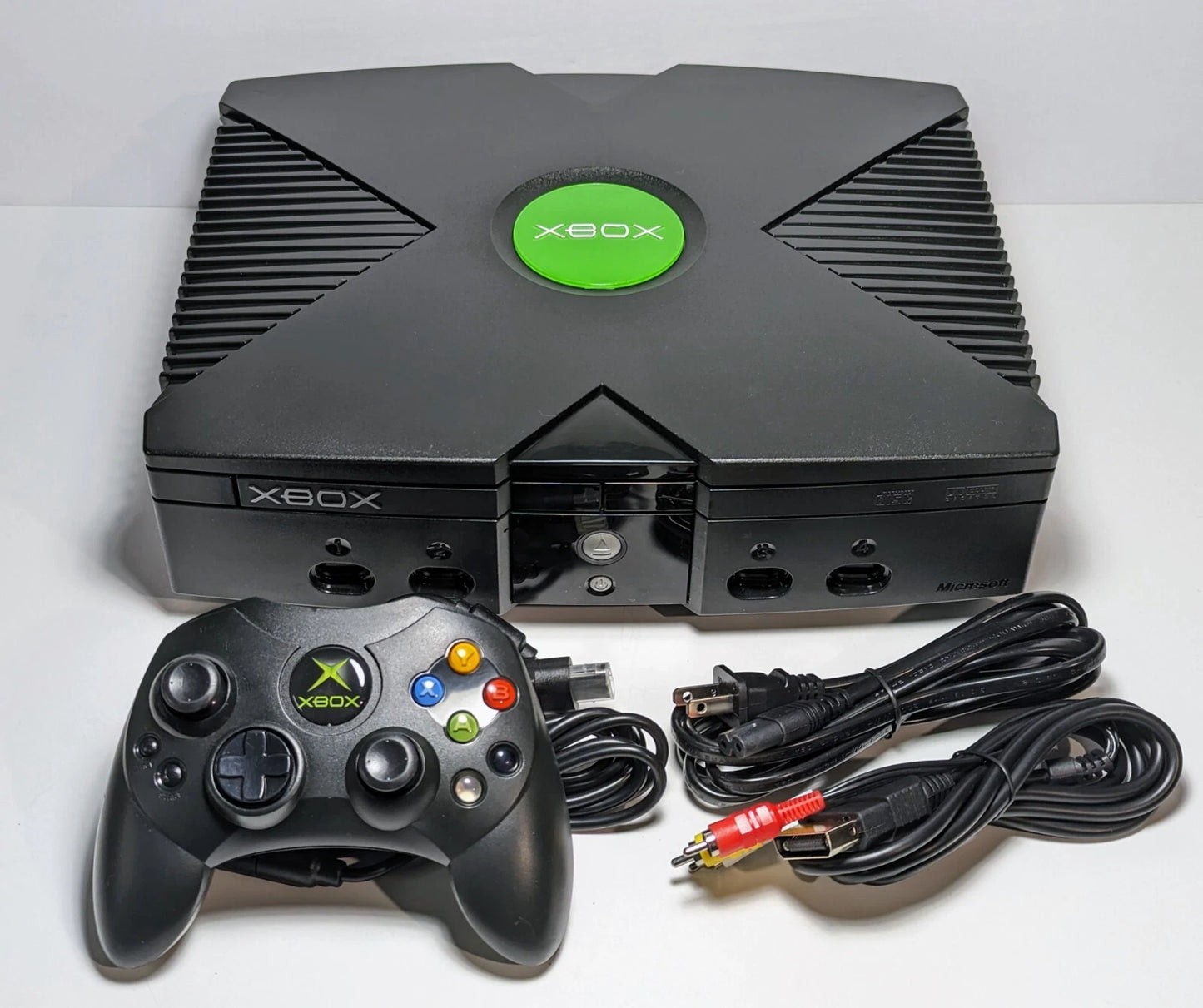 Original Xbox Console w/ OEM Controller Bundle - Black